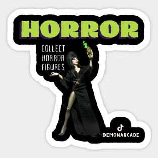 Elvira Action Figure Sticker